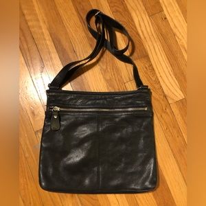 Leather crossbody